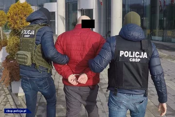Zdjęcie z akcji CBŚP 