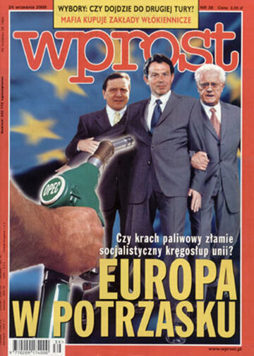 Okładka tygodnika Wprost nr 39/2000 (930)