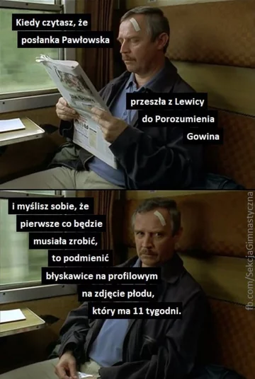 Memy po przejściu posłanki Lewicy do Porozumienia 