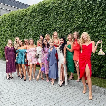 Anna Kurek na ślubie Mateusza Bieńka 