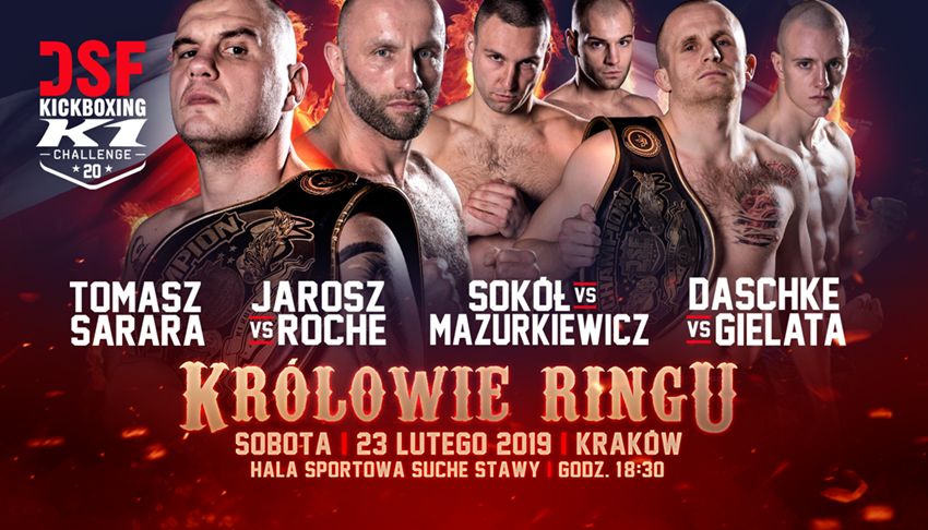 Królowie Ringu DSF 20 Kickboxing Challenge w Krakowie DSF Kickboxing Challenge