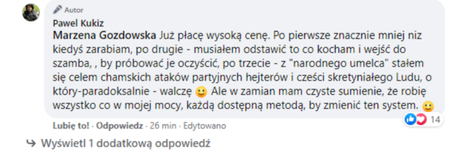 Wpis Pawła Kukiza