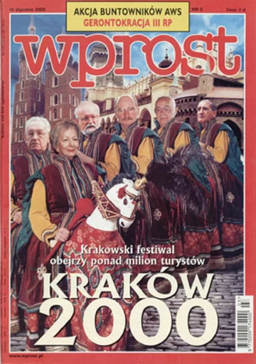 Okładka tygodnika Wprost nr 3/2000 (894)