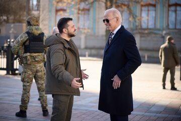 Wizyta prezydenta USA Joe Bidena w Kijowie