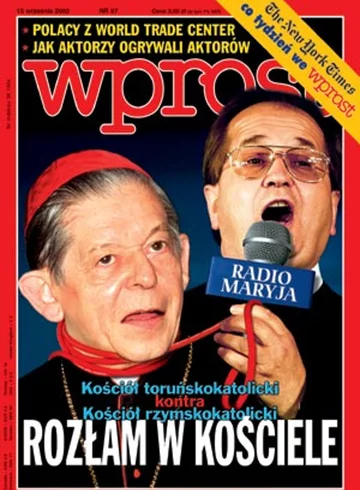 Okładka tygodnika Wprost nr 37/2002 (1033)