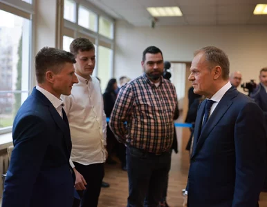 Miniatura: Zamieszanie na spotkaniu Tuska z...