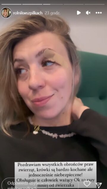 Małgorzata z&nbsp;'Rolnik szuka żony' zaatakowana przez zwierzę