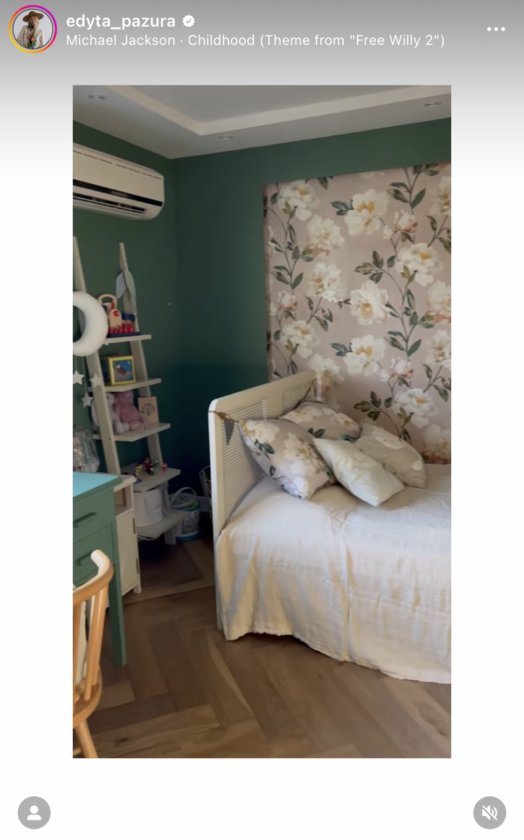 Edyta Pazura pokazała pokój córki Detale z pokoju Rity