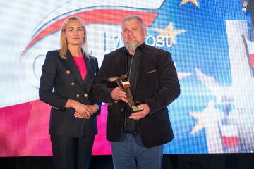Agnieszka Śpiewak z&nbsp;KOWR i&nbsp;Konrad Fujarski