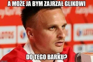 Mem ze Sławomirem Peszko 