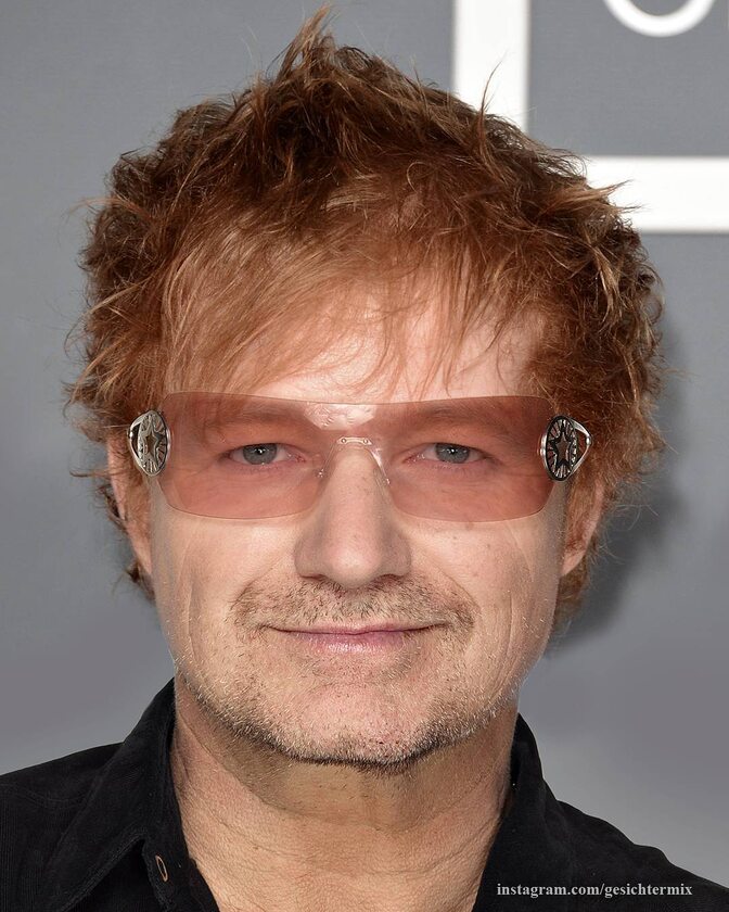 Bono i Ed Sheeran 