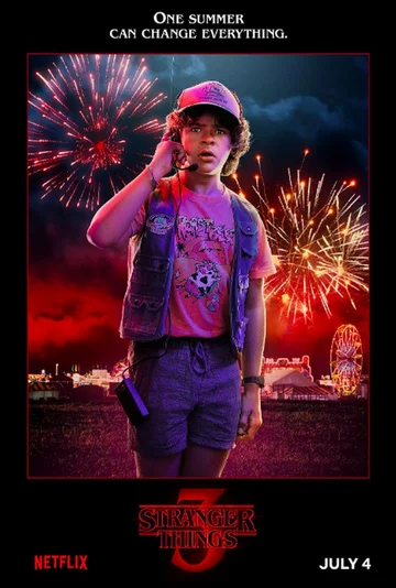 Plakat zapowiadający trzeci sezon "Stranger Things" 