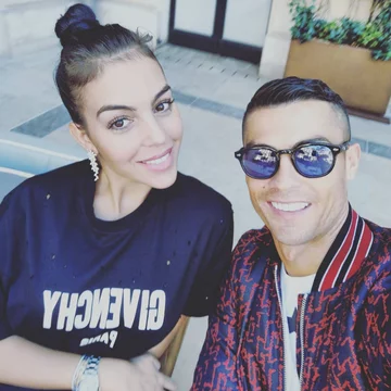 Cristiano Ronaldo z narzeczoną Georginą 