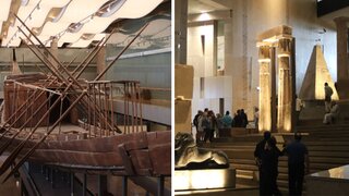 Ł&oacute;dź Solarna Cheopsa; fragment Wielkich Schod&oacute;w