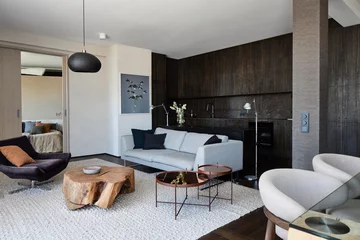 Apartament z tarasem na dachu, projekt Joanna Kulczyńska 