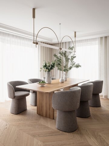 Eleganckie wnętrze zatopione w beżach, projekt: Architektownia 