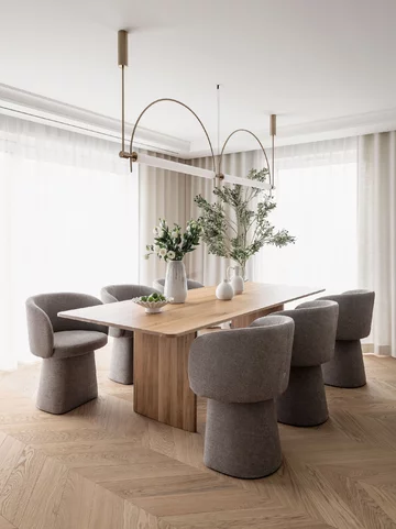 Eleganckie wnętrze zatopione w beżach, projekt: Architektownia 