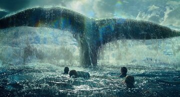 Kadr z&nbsp;filmu &bdquo;W samym sercu morza&rdquo; / "In the&nbsp;Heart of&nbsp;the&nbsp;Sea" (2015)