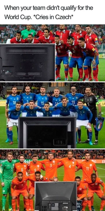 Kiedy Twój zespół nie zakwalifikował się na mundial <płacze po czesku>