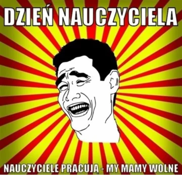 Mem na Dzień Nauczyciela 