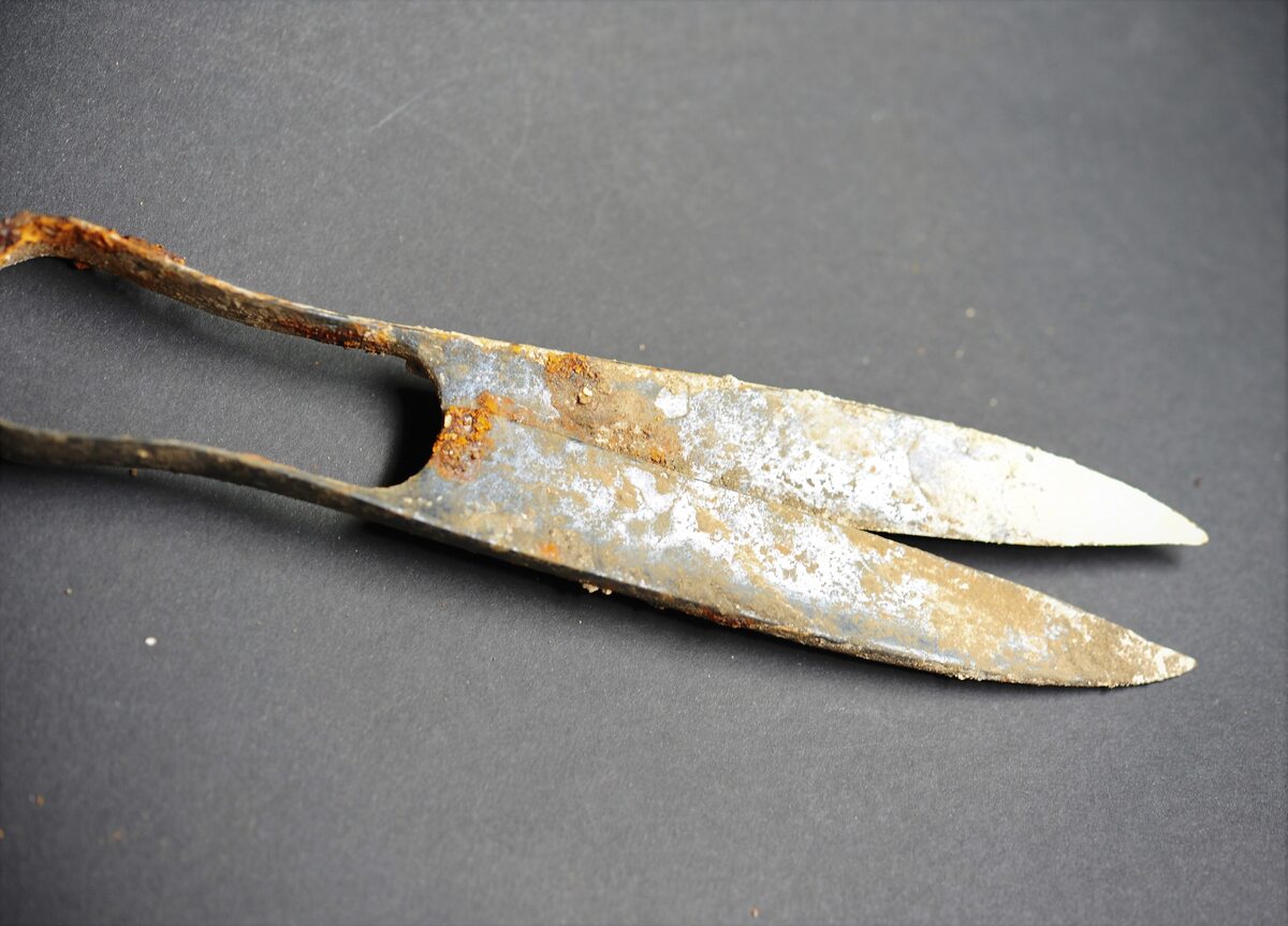 Świetnie zachowane nożyczki sprzed 2,3 tys. lat 
