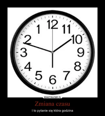 Mem związany ze zmianą czasu 