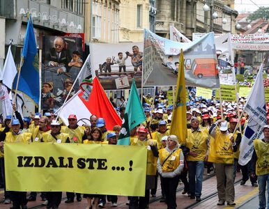 Miniatura: Chorwaci wychodzą na ulice, bo nie chcą...