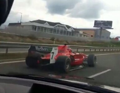 Miniatura: Bolid na autostradzie. Policja szuka kierowcy