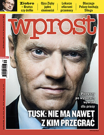 Okładka tygodnika Wprost nr 39/2010 (1442)