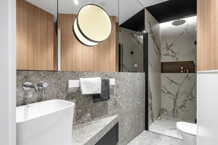 Miniatura: Błękitne mieszkanie w sopockiej kamienicy,...