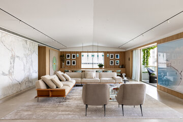 Luksusowy apartament projektu Coletivo Arquitetos