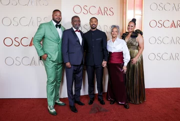 Khalid Jordan, Michael A. Jordan, Michael B. Jordan, Donna Jordan i Jamila Jordan-Theus 