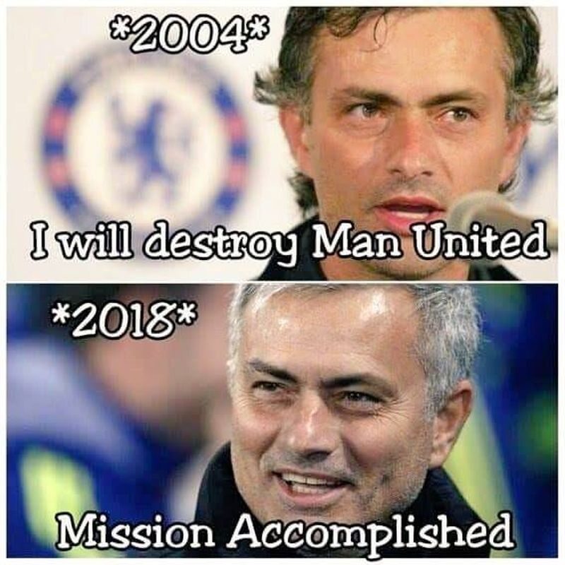 Mem po zwolnieniu Jose Mourinho z Manchesteru United 