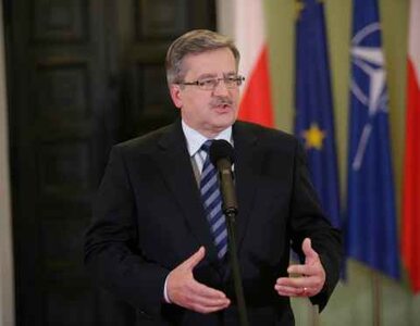 Miniatura: Komorowski: lepiej budować tarczę z Rosją,...