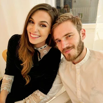 PewDiePie i Marzia Kjellberg 