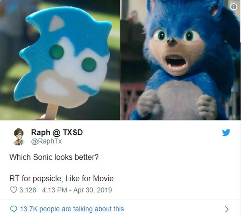 Mem po trailerze filmu „Sonic the Hedgehog” 