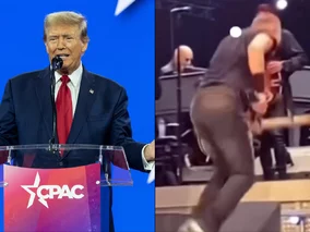 Miniatura: Trump sfabrykował nagranie wideo. Uderzył...