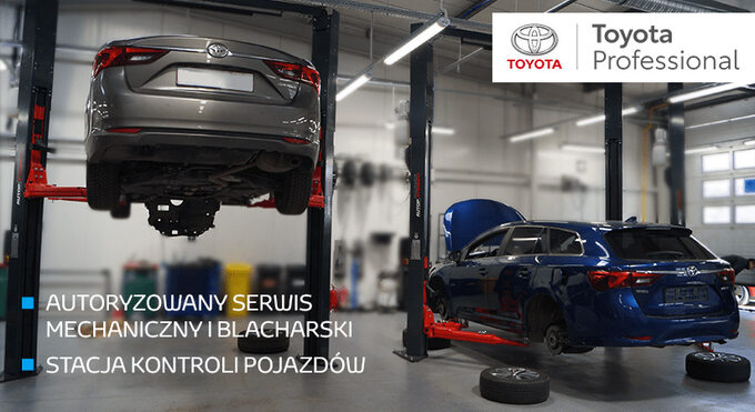 Toyota Professional Wesoła – autoryzowany serwis mechaniczny i blacharski, Stacja Kontroli Pojazdów