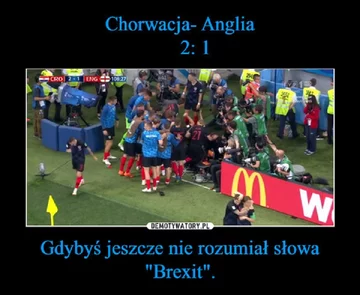 Memy po półfinale Chorwacja - Anglia 