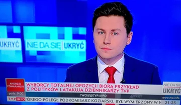 Pasek TVP za czasów prezesury Jacka Kurskiego 