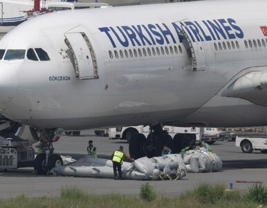 Miniatura: Zapalił się samolot Turkish Airlines....