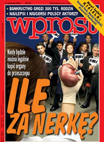 Okładka tygodnika Wprost nr 46/2002 (1042)