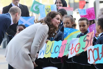 Kate poświęciła chwilę dzieciom z londyńskiej szkoły 