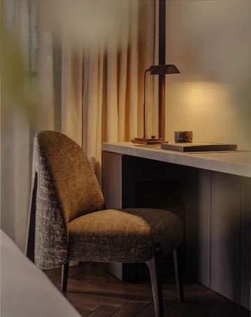 Wnętrze, które prowadzi do rozluźnienia ciała i umysłu, projekt 932 Design Group 