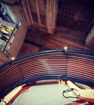 Zjeżdżalnia w katedrze w Norwich 