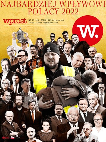 Okładka tygodnika Wprost nr 45/2022 (2062)