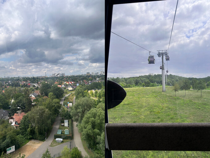 Widok z kolejki linowej IGA-Seilbahn