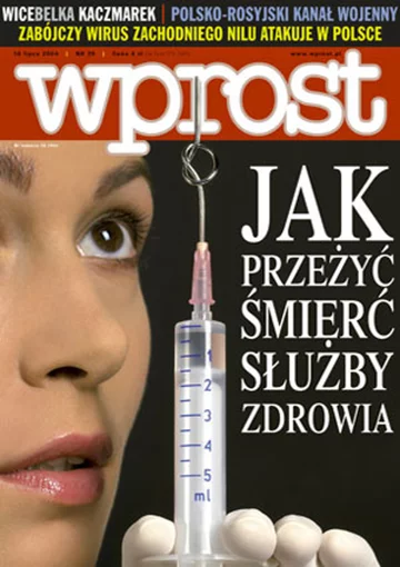 Okładka tygodnika Wprost nr 29/2004 (1129)