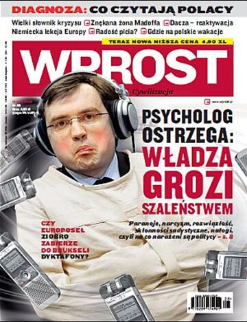 Okładka tygodnika Wprost nr 28/2009 (1383)