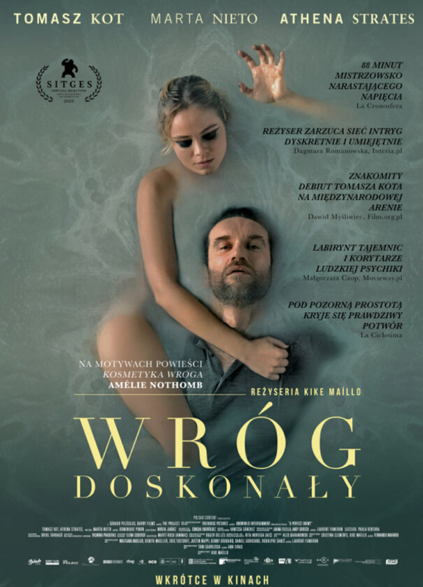 Plakat filmu „Wróg doskonały” 